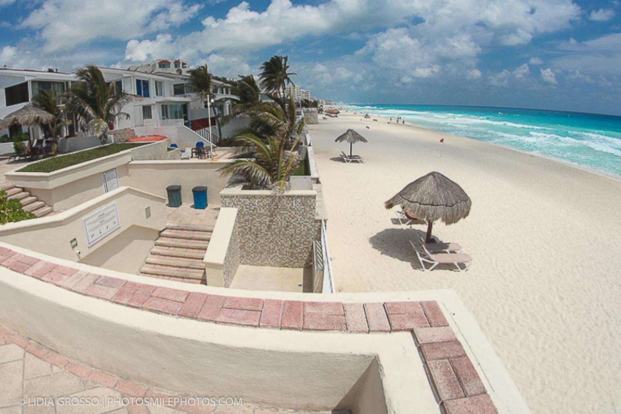 Apartment On The Beach With Terrace Ocean View, Brisas Cancun 01 By Beach & Ocean Apartments ภายนอก รูปภาพ