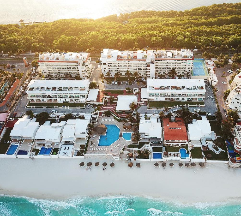 Apartment On The Beach With Terrace Ocean View, Brisas Cancun 01 By Beach & Ocean Apartments ภายนอก รูปภาพ