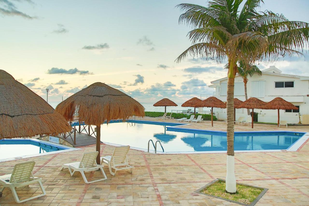 Apartment On The Beach With Terrace Ocean View, Brisas Cancun 01 By Beach & Ocean Apartments ภายนอก รูปภาพ