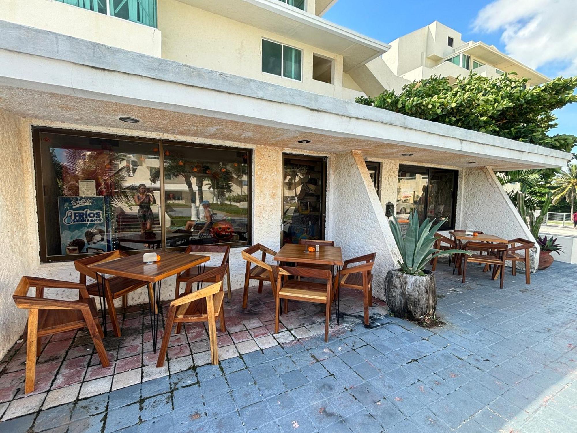 Apartment On The Beach With Terrace Ocean View, Brisas Cancun 01 By Beach & Ocean Apartments ภายนอก รูปภาพ